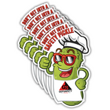 Safety Pickle Stickers (5 Pack)