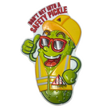 Safety Pickle 3D Embossed Magnet - Durable and Eye-Catching Design