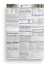 2025 UPDATED* California Labor Law Poster (Double-sided English/Spanish)