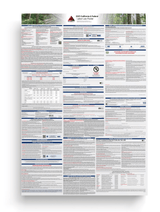 2027 state and federal labor law poster - English & Spanish