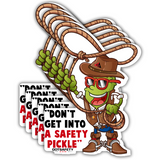 Safety Pickle Stickers (5 Pack)