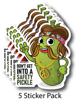 Safety Pickle Stickers (5 Pack)