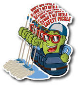 Safety Pickle Stickers (5 Pack)