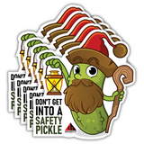 Safety Pickle Stickers (5 Pack)