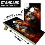 Patriotic Cornhole Board Decal