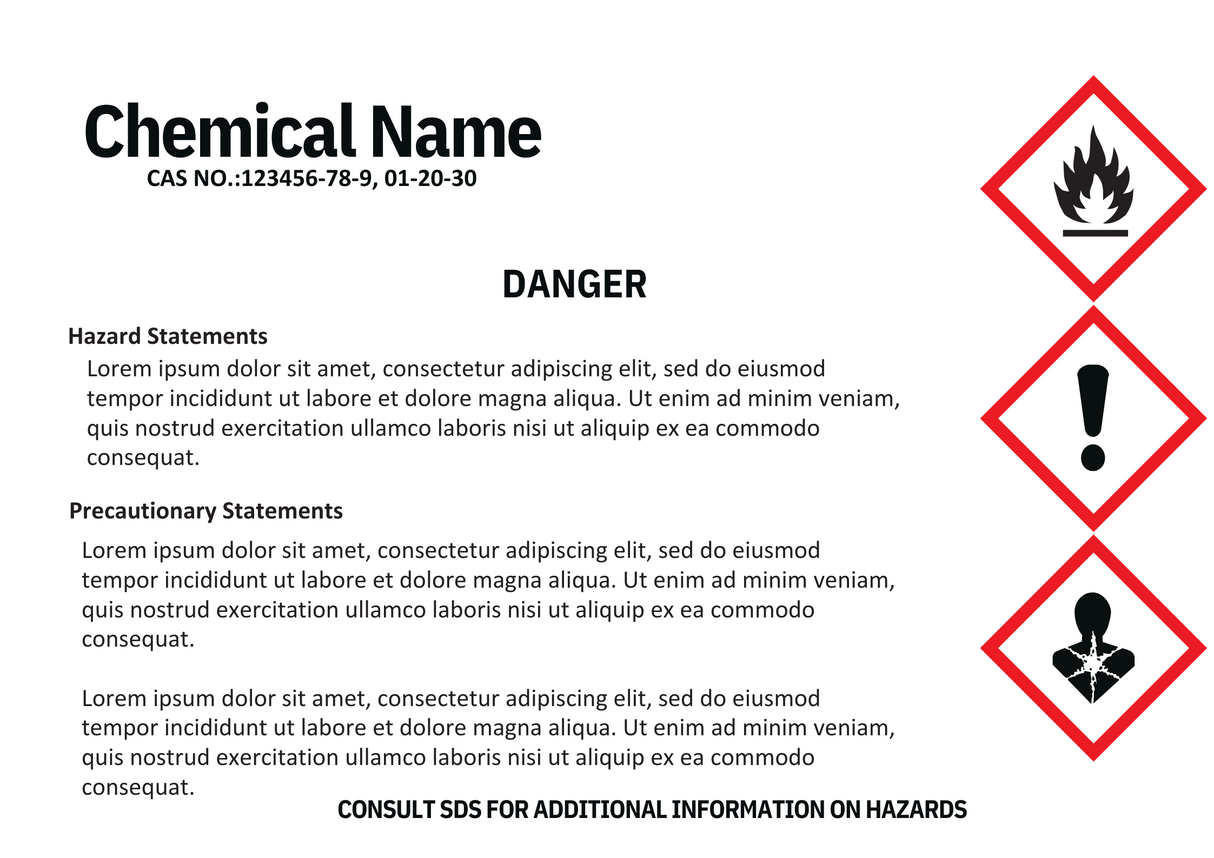 Custom Hazcom Label