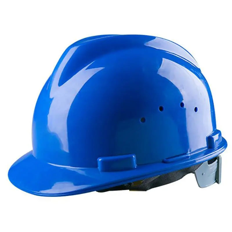 Hard Hat with 4-Point Ratchet Suspension - Impact-Resistant Safety Helmet for Construction & Industrial Use - Available in Orange, Red, Blue, White, and Yellow