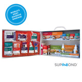 2 Shelf Metal Cabinet First Aid Kit (ANSI Compliant)