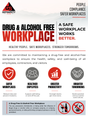 Drug-Free & Alcohol-Free Workplace Poster - 24" x 32" Weather-Resistant | Workplace Safety & Awareness GotSafety.com