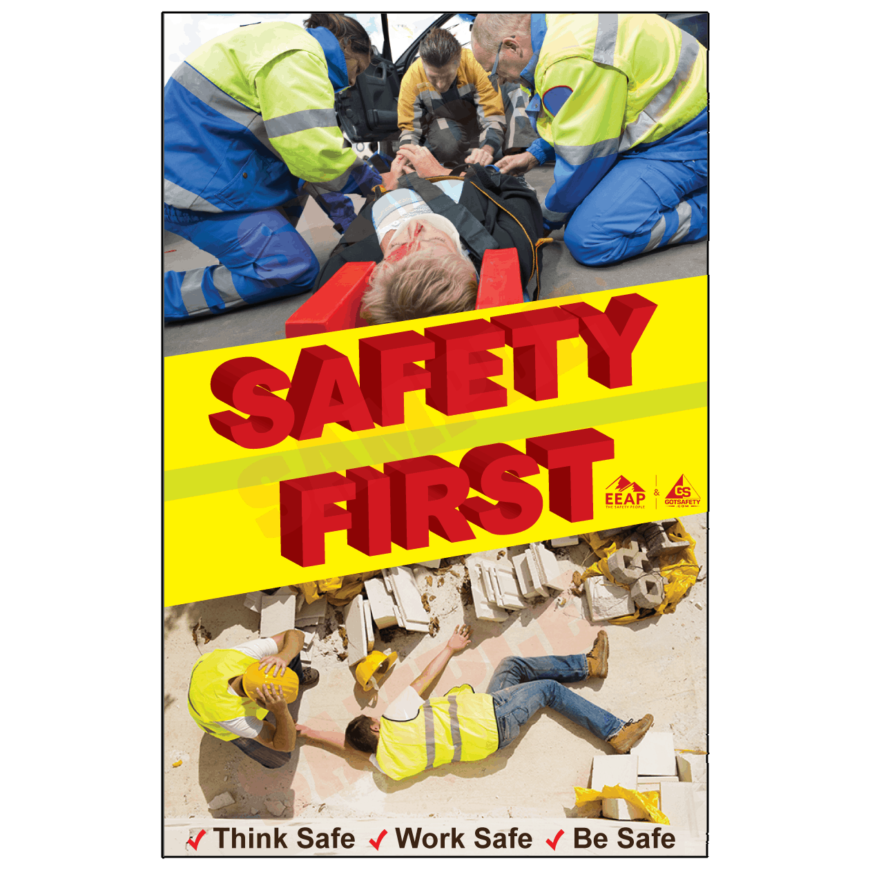 beweging trui domineren Safety First Poster (English) | GotSafety.com