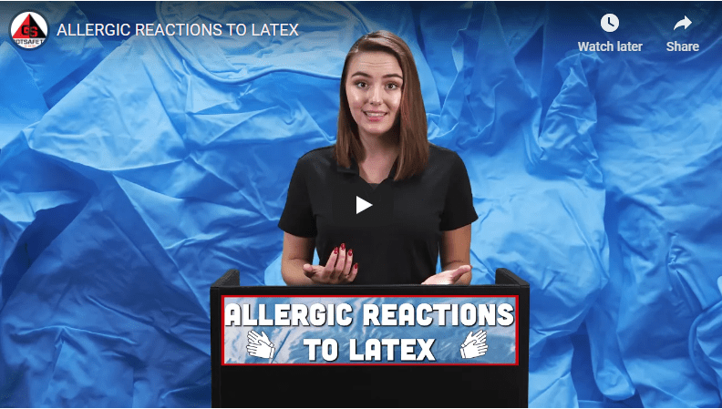 ALLERGIC REACTIONS:LATEX