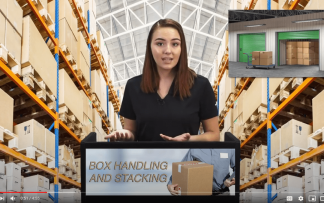 BOX HANDLING AND STACKING