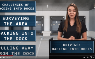 DRIVING: BACKING INTO DOCKS