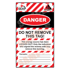 Lockout /Tagout Tag | GotSafety.com